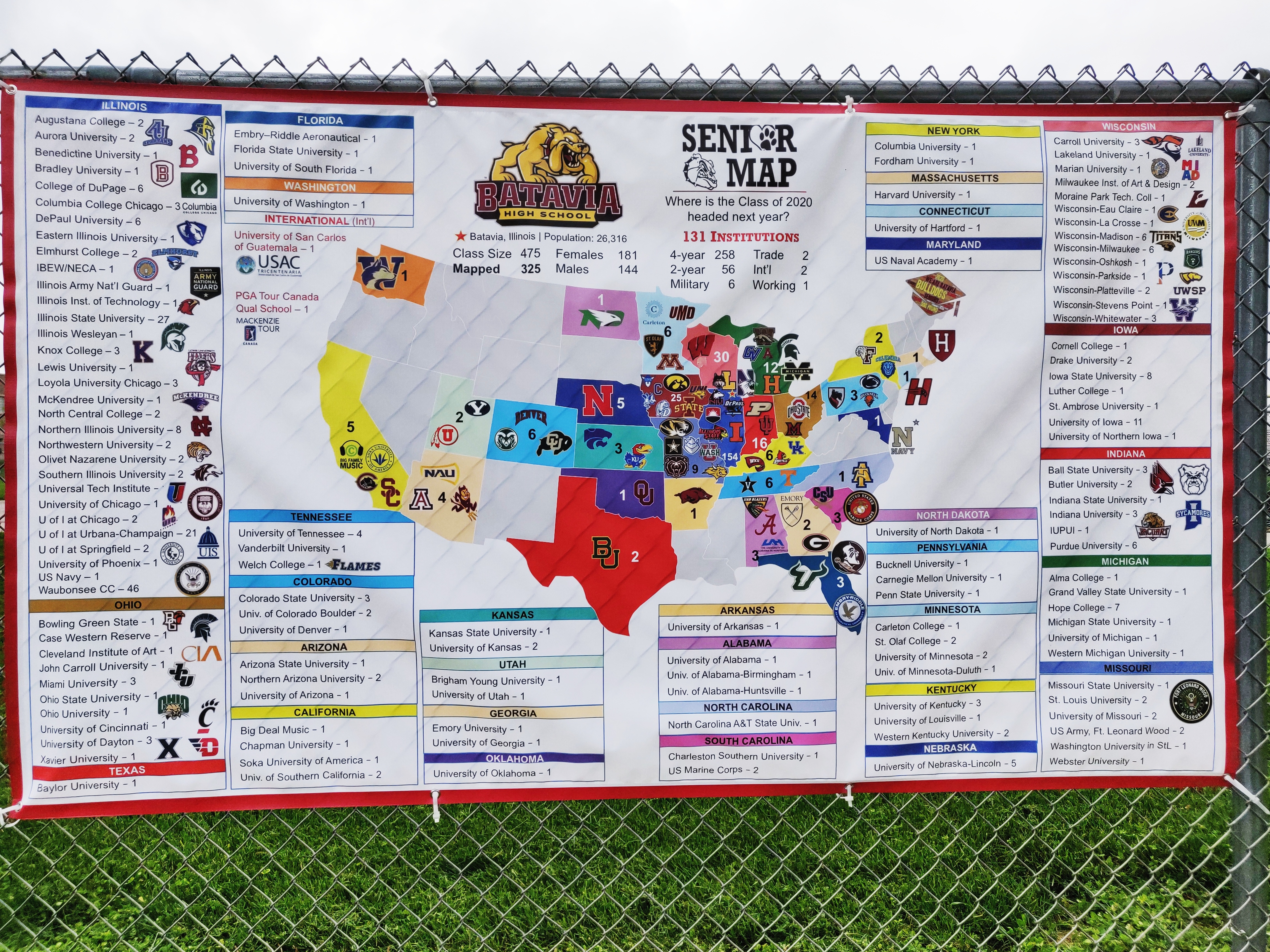 <p>Senior Map at BHS</p>
