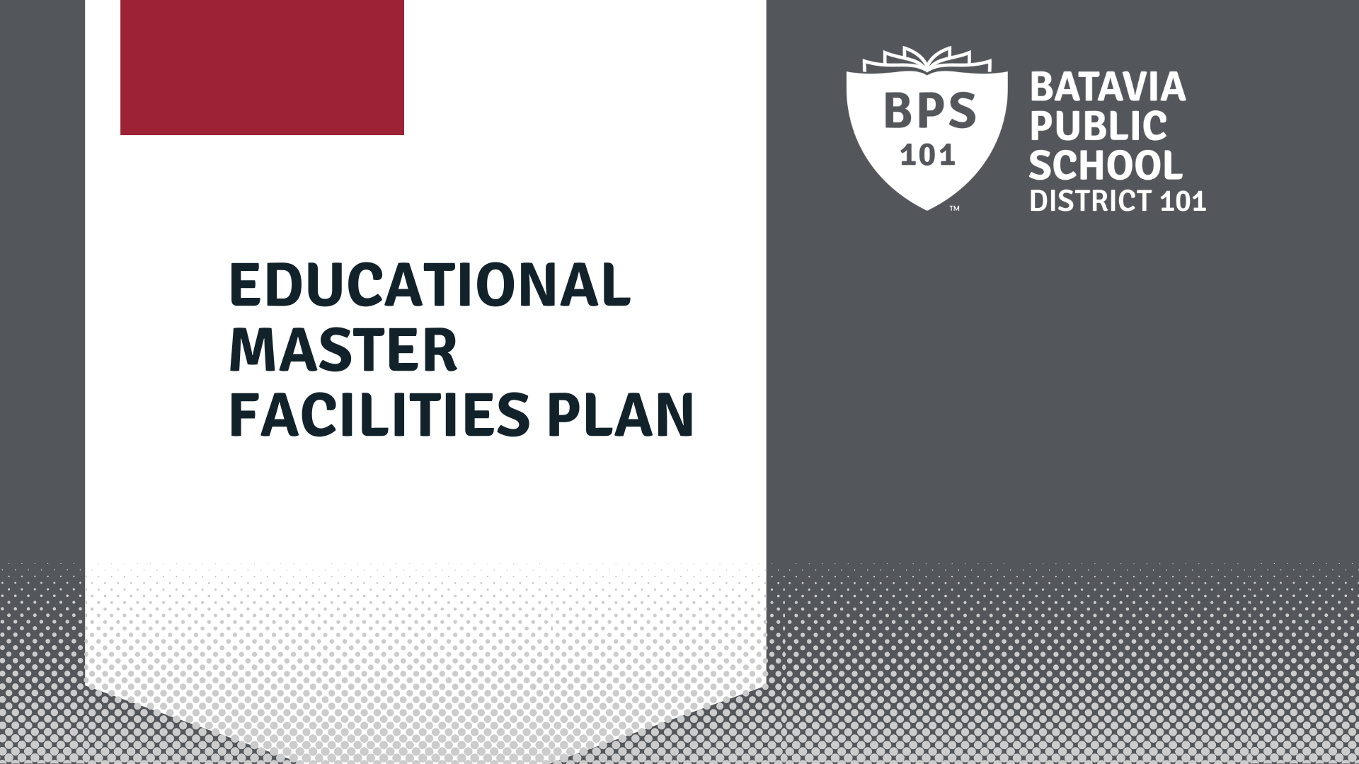 Referendum: Master Facilities Plan