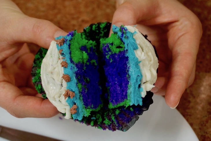 <p>Tie dye cupcakes!</p>
