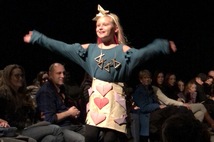 <p>Future Fashionista participants were challenged with creating fashion items with most anything but fabric. </p>
